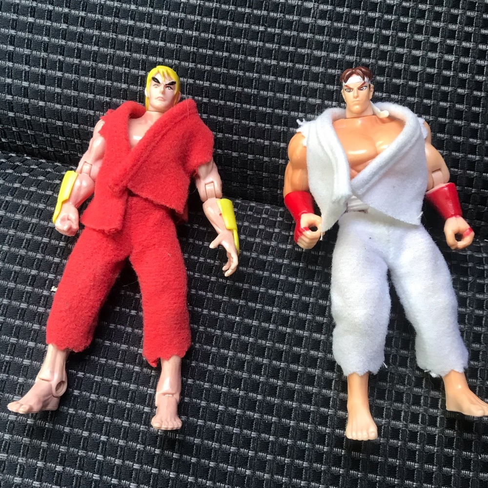 💚 2 FOR 25 LISTING SALE 💚 
Street fighter Lot - Ryu & Ken - Toybiz
